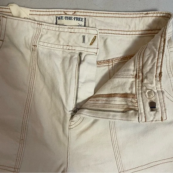 NWT New Free People Judd Carpenter Jeans Size 26 - Picture 6 of 11